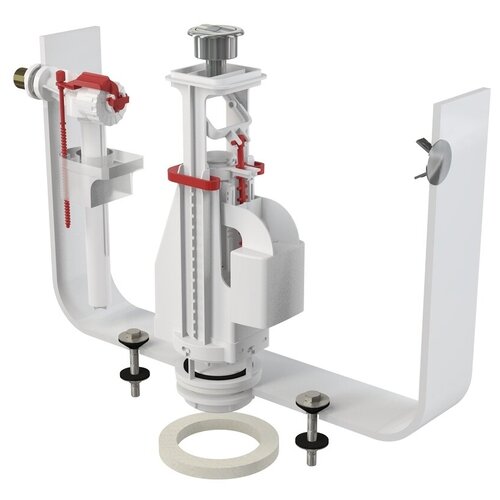 Выпускной комплект ALCAPLAST с двойной кнопкой, впускной механизм 1/2