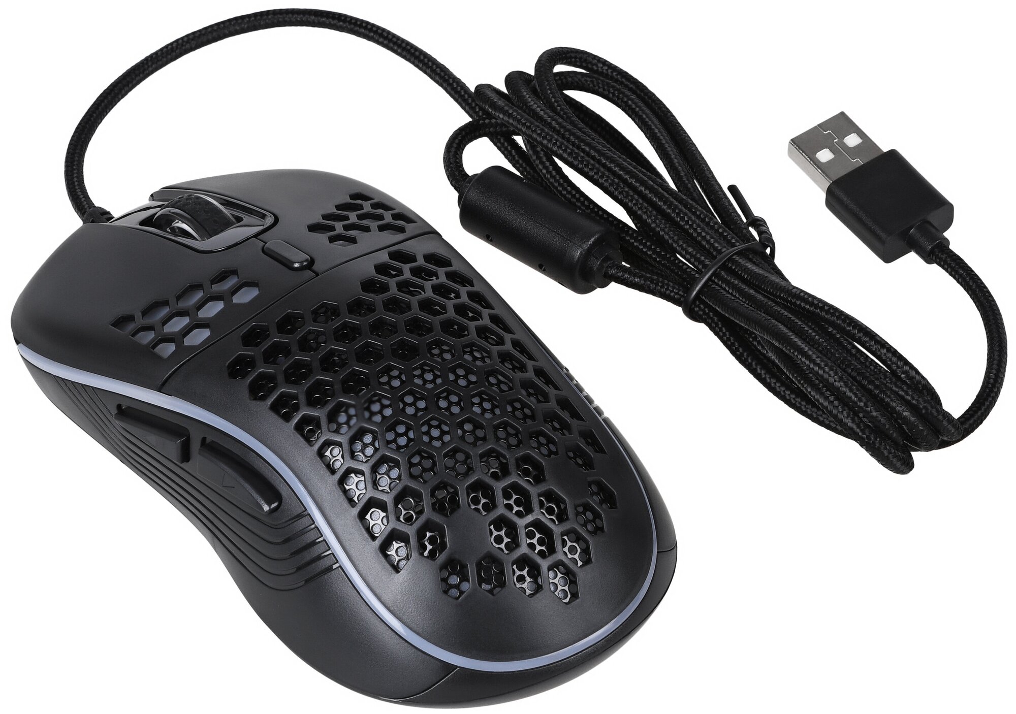 Игровая проводная мышь компьютерная TFN Saibot MX-3H black, проводная мышка