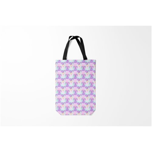 фото Сумка-шоппер / 31х42 см / знаки зодиака / овен burnettie