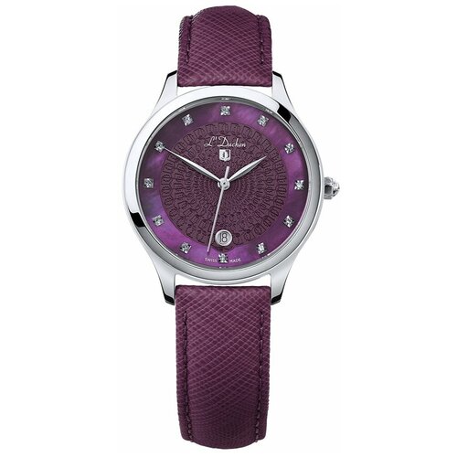 Наручные часы L'Duchen Grace, фиолетовый женские часы l duchen grace d 791 19 30 m