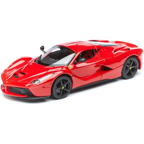 Машинка Bburago Ferrari LaFerrari (18-16001) 1:18, 33 см, красный bburago 1 18 ferrari laferrari simulation alloy car model collect gifts toy