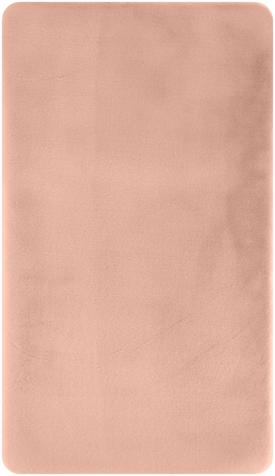 Шкура искусственная полиэстер Inspire Bianca 60x110 см цвет розовый - фотография № 1
