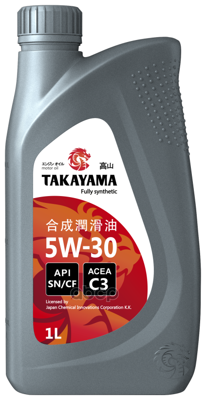 TAKAYAMA Масло Моторное Takayama Motor Oil 5w-30 1 Л 605530