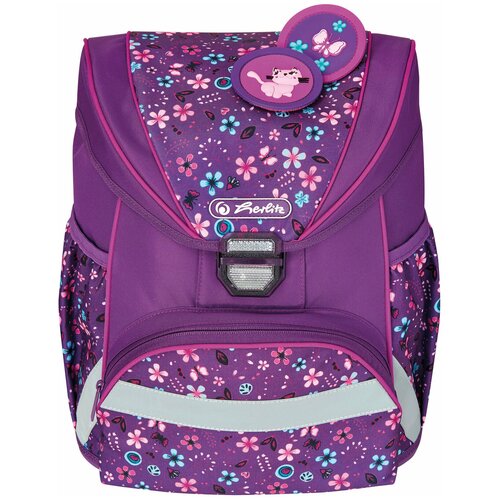 Herlitz Ранец Ultralight Flowers Фиолетовый