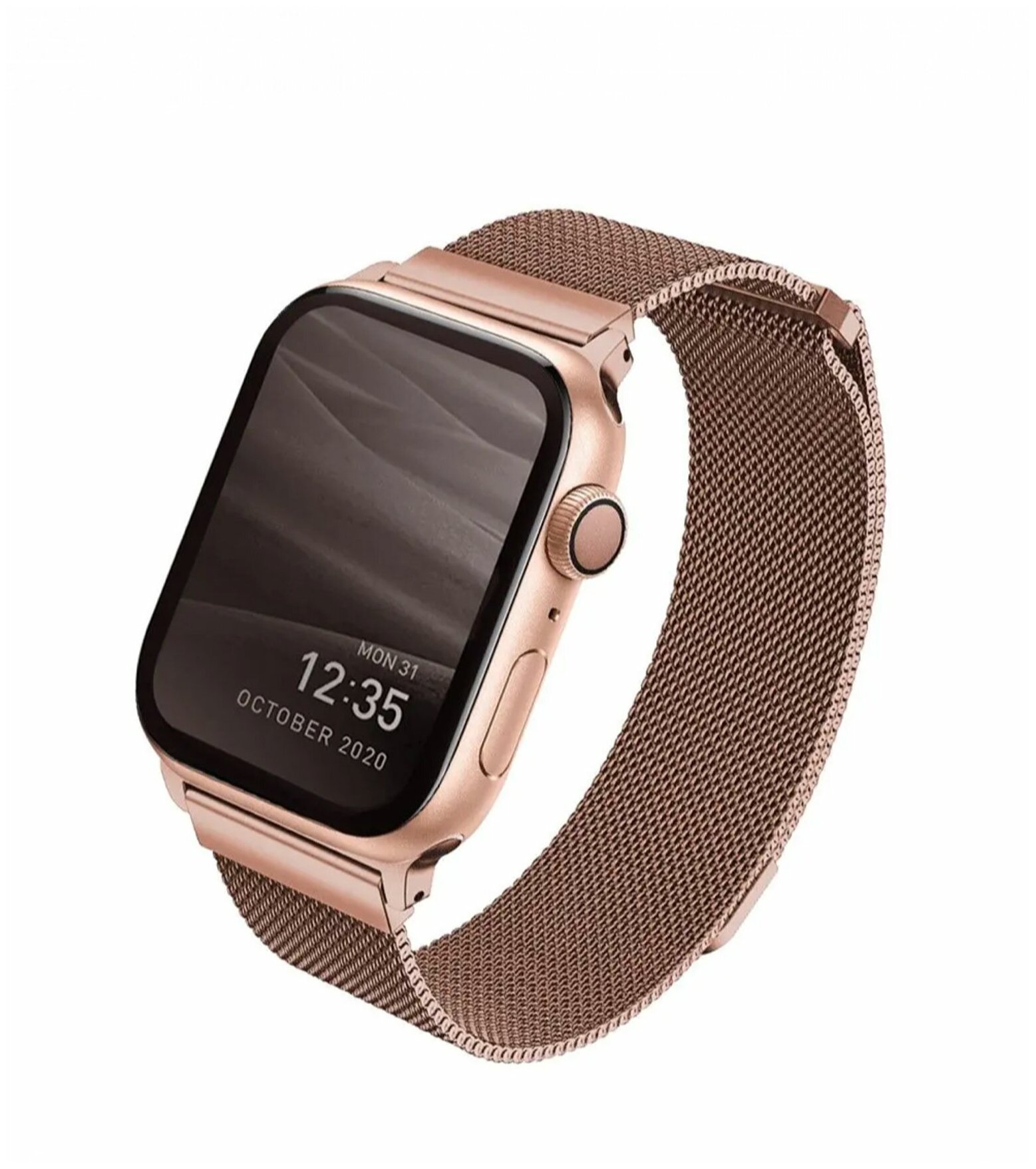 Ремешок Uniq для Apple Watch All series 40/38 mm Dante Strap Mesh Steel Rose gold