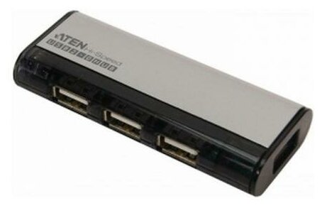 Концентратор USB 2.0 Aten UH284Q6/UH284Q9Z 4 x USB 2.0 черный