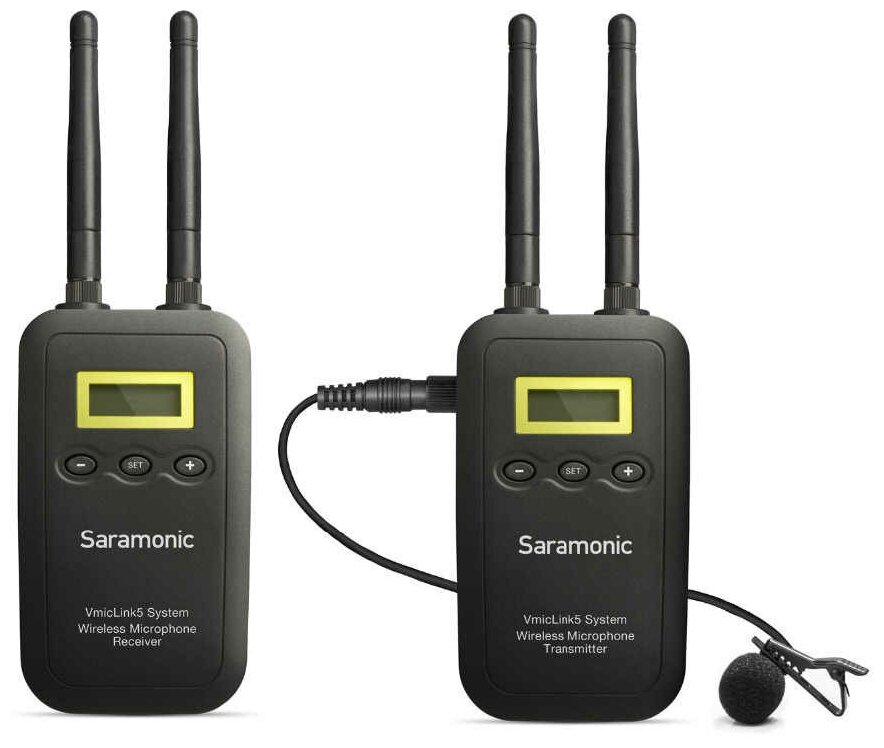 Микрофон Saramonic VmicLink5 RX+TX, беспроводной, всенаправленный, 3.5mm