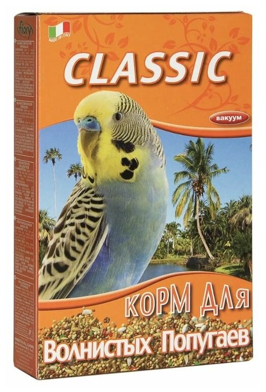 FIORY корм для волнистых попугаев Classic, 400 г, 3 упаковки