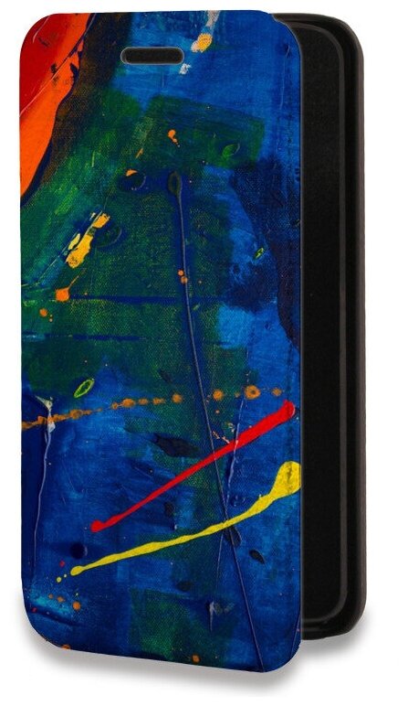 Дизайнерский горизонтальный чехол-книжка для Хуавей П Смарт 2021 / Huawei P Smart (2021) Живопись