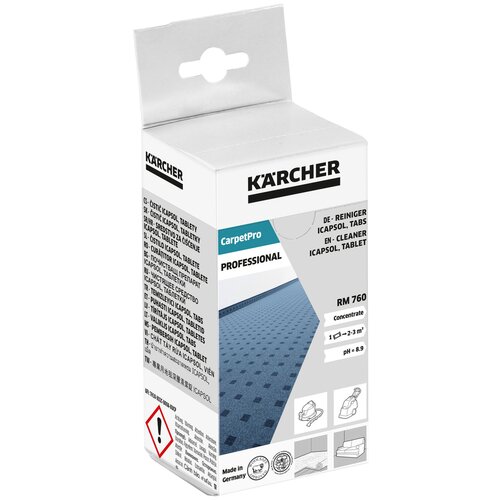 Средство для чистки ковров в таблетках CarpetPro RM 760, 16 Karcher 6.295-850.0 №1055