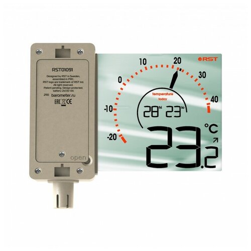 RST 01091 Оконный термометр с инверсивным зеркальным дисплеем 299000₽
