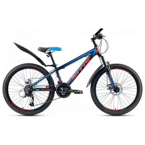 Велосипед SITIS RADE RD400 24 2022 черно-красный 1844700₽