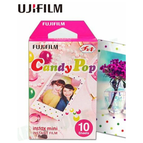 картридж fujifilm instax square black frame 10 снимков Картридж Fujifilm Instax Mini Candy Pop, 10 снимков