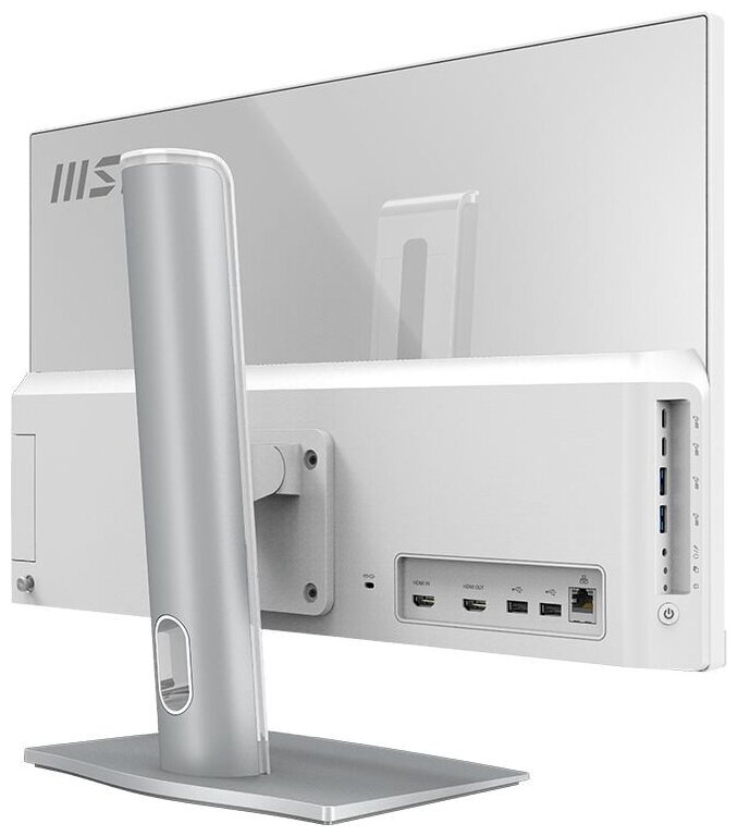 MSI Моноблок MSI Modern AM241P 11M-414XRU 238 Full HD i5 1135G7 24 8Gb SSD256Gb noOS WiFi BT 90W клавиатура мышь белый 1920x1080
