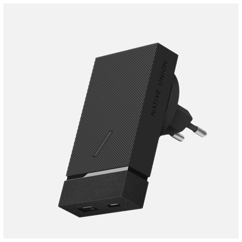 Сетевое зарядное устройство Native Union Smart charger PD 18W, серый