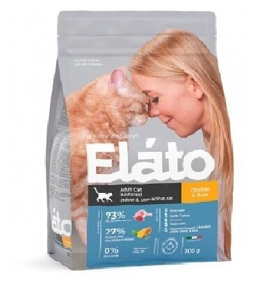 Elato (Элато) Holistic корм для кастрированных котов, стерилизованных и малоактивных кошек 300г - фотография № 5