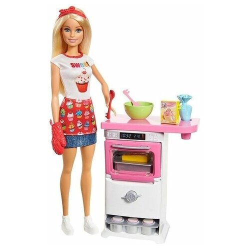 Barbie Mattel Кукла Барби - Кондитер (Barbie Baking Feature Doll and Playset)