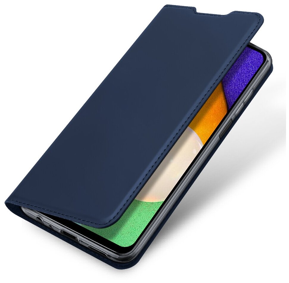 Чехол книжка Dux Ducis для Samsung Galaxy A03, Skin Series синий