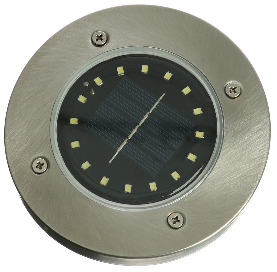 Luazon Lighting светильник грунтовый герметичный светодиодный на солнечной батарее 7322815 светодиодный