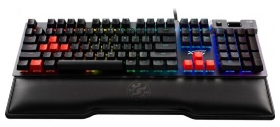 Игровая клавиатура XPG SUMMONER Cherry MX blue switches USB алюминиевая рама RGB подсветка подставка под запястья USB порт