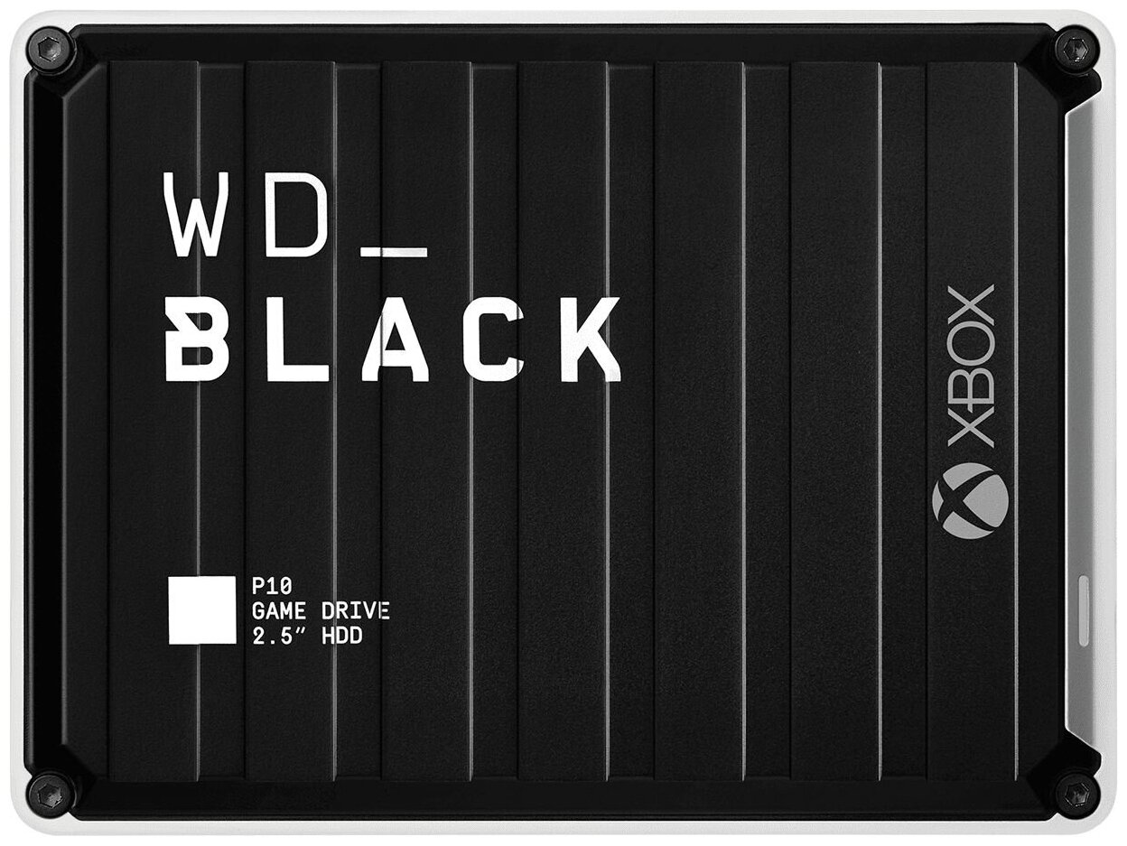 WD WD_BLACK D10 Game Drive for Xbox One WDBA5G0030BBK - Festplatte - 3TB - extern (tragbar) - USB 3,2 Gen 1 - Schwarz mit weißer Verzierung (WDBA5G0030BBK-WESN)