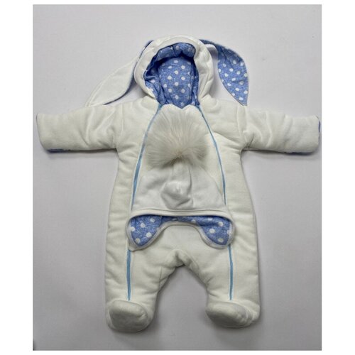 Комплект на выписку Аrgo Baby Мой малыш (горошинка/голубой)