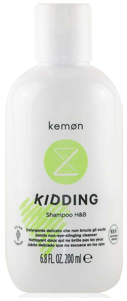 Шампунь для волос и тела Kemon Kidding Shampoo H&B, 200 мл