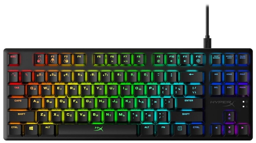 Клавиатура HyperX Alloy Origins Core Tenkeyless Black HX-KB7