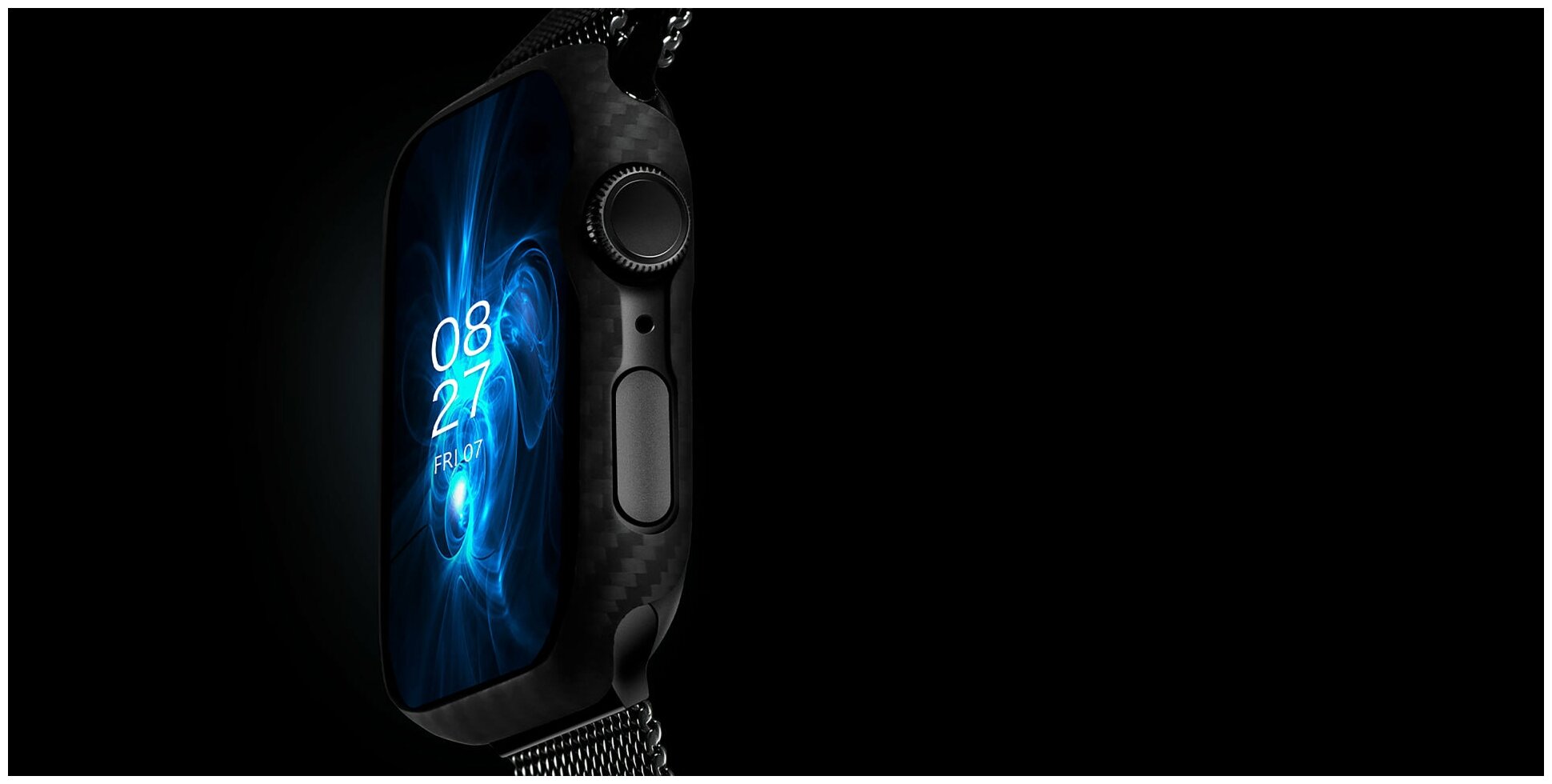 Чехол Pitaka (KW1001A) для Apple Watch Series 4/5 40 mm (Black) - фото №7