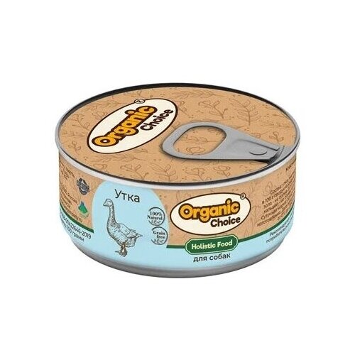 Консервы Organic Сhoice для собак 100 % утка 100 г х 24шт