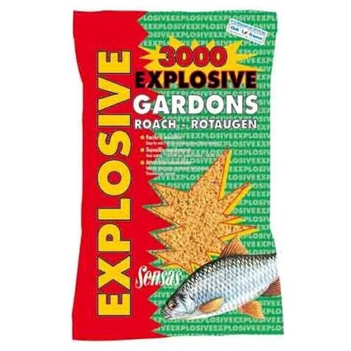 фото Sensas прикормка sensas 3000 explosive 1кг (gardons)