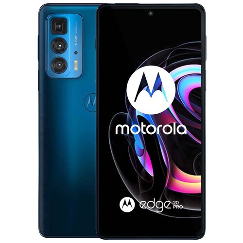 Смартфон Motorola Edge 20 Pro 12/256 ГБ, 2 SIM, темно-синий