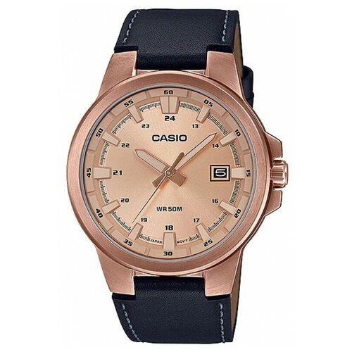 фото Наручные часы casio mtp-e173rl-5a, золотой, черный