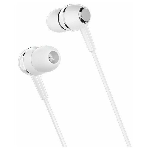Наушники Borofone BM36 Acura вакуумные микрофон Jack 35 мм кабель 12 м белые 1шт 34800₽