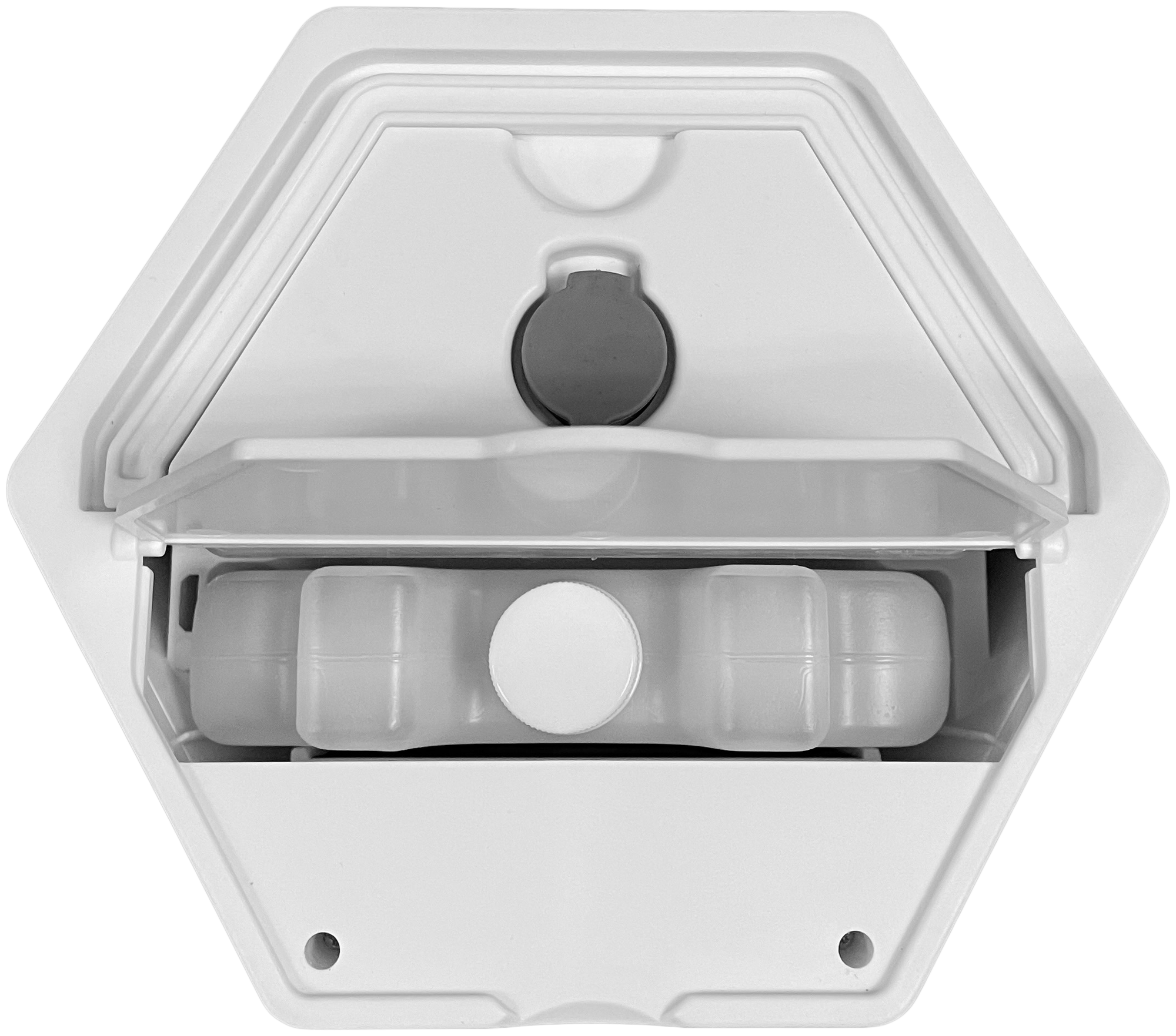 Мини кондиционер для охлаждения и увлажнения воздуха Haifisch со сменным охладителем (белый) - фотография № 3