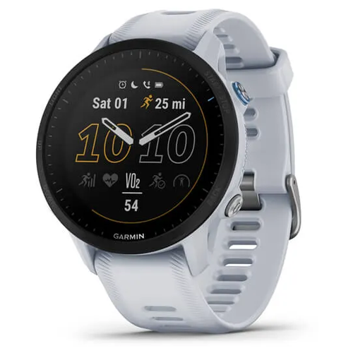 умные часы garmin forerunner 955 с черным ремешком Умные часы Garmin Forerunner 955 46 мм NFC, белый