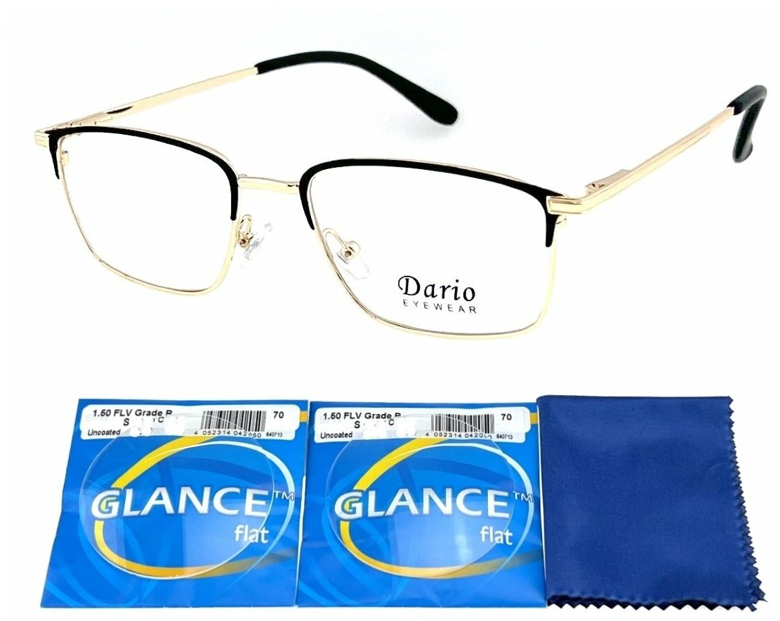 Очки DARIO мод. 310238 Цвет 1 с линзами GLANCE CR-39 +1.75 РЦ 64-66
