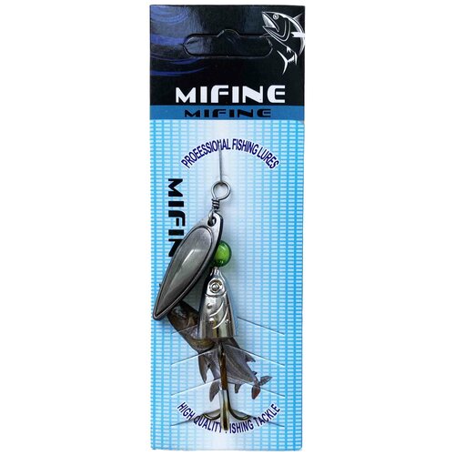 Блесна вращающаяся MIFINE на белого хищника 10г блесна вращающаяся mifine 6гр