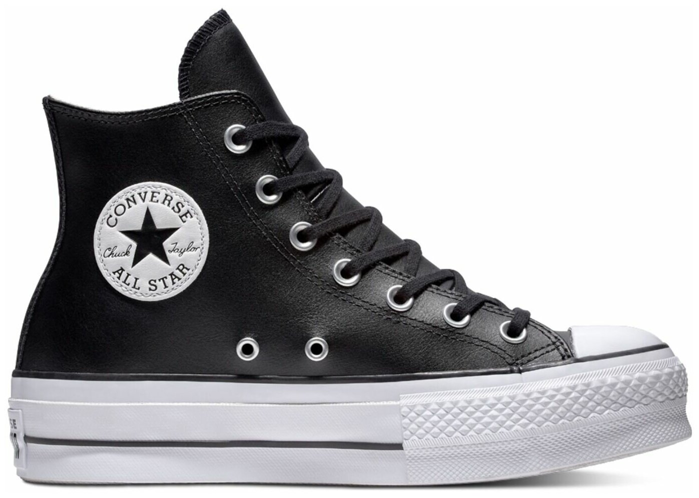 Кожаные кеды Converse Chuck Taylor All Star Lift 561675 черные 