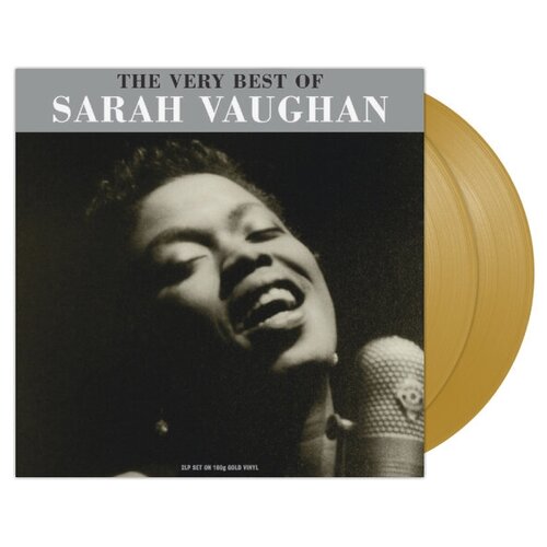 виниловая пластинка sarah vaughan anthology Виниловая пластинка Sarah Vaughan. Very Best Of. Coloured, Gold (2 LP)