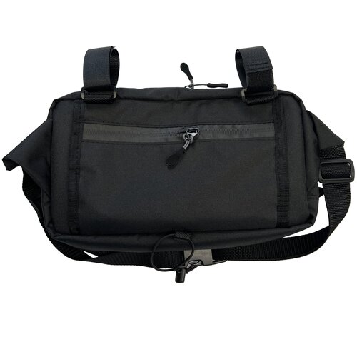 Велосумка на руль с ремнем для пояса VITOKIN Черный