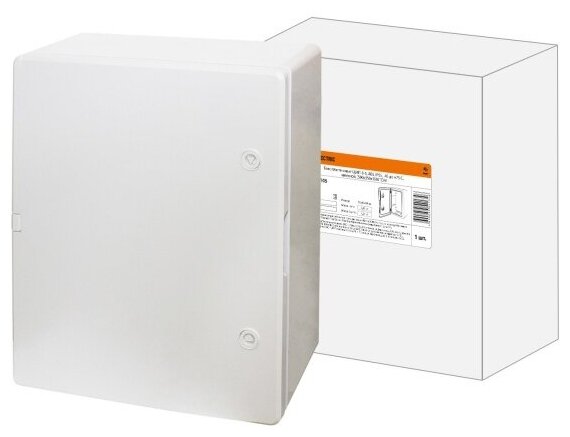 Бокс Tdm Electric пластиковый ЩМП-0-5, ABS, IP65, -45 до +75 С, навесной, (500x350x190), SQ0932-0105