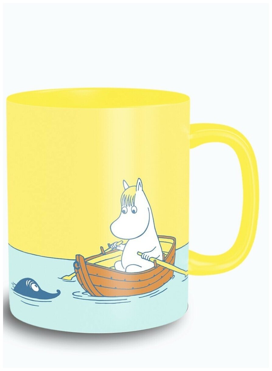 Кружка желтая мультфильм муми тролль moomin - 6679