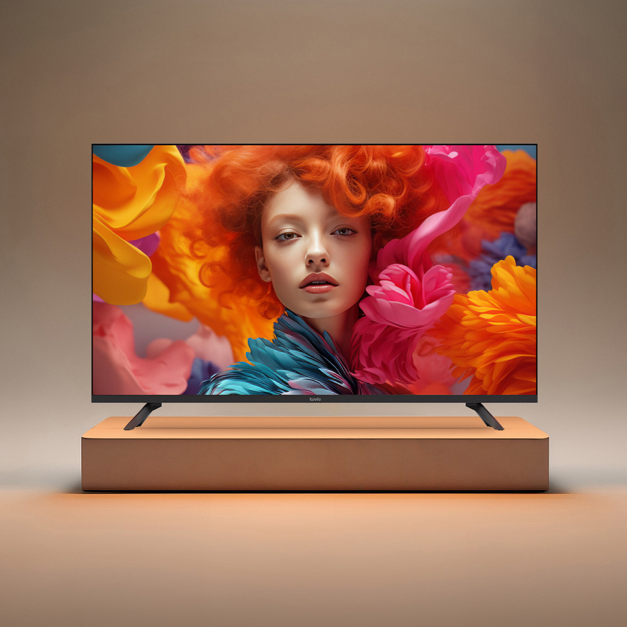 43” Телевизор Tuvio Full HD DLED Frameless на платформе YaOS, TD43FFGTV1, темно-серый — фото 1