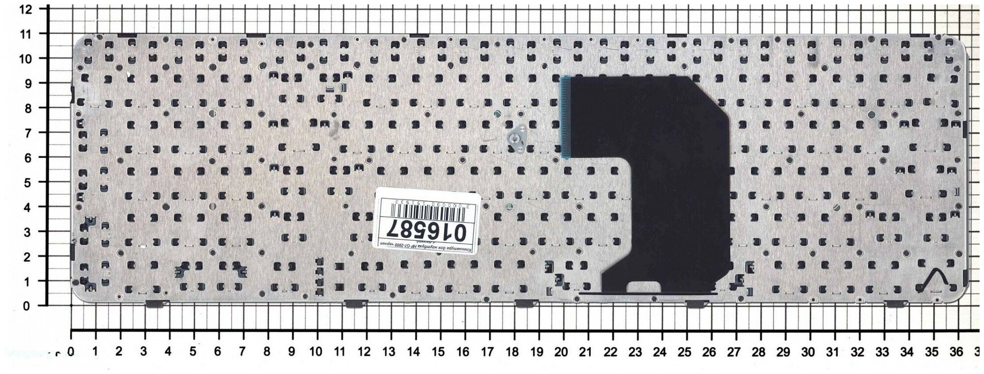 Клавиатура для ноутбука HP Pavilion G7-2371er черная c рамкой