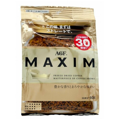 Agf maxim кофе растворимый, мягкая упаковка, 60 гр