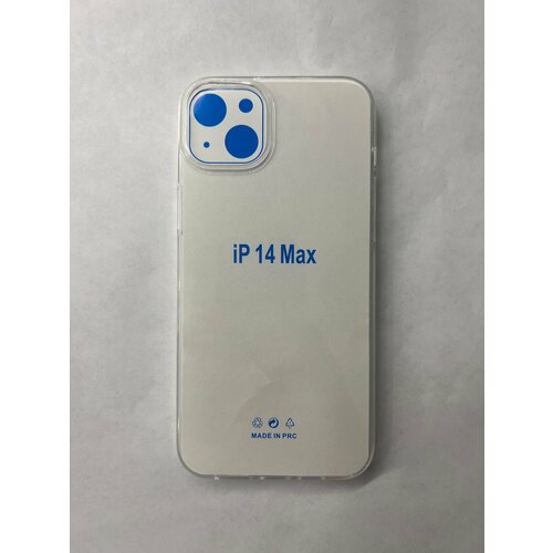 Силиконовый чехол Mcover на Apple iPhone 14 Plus прозрачный