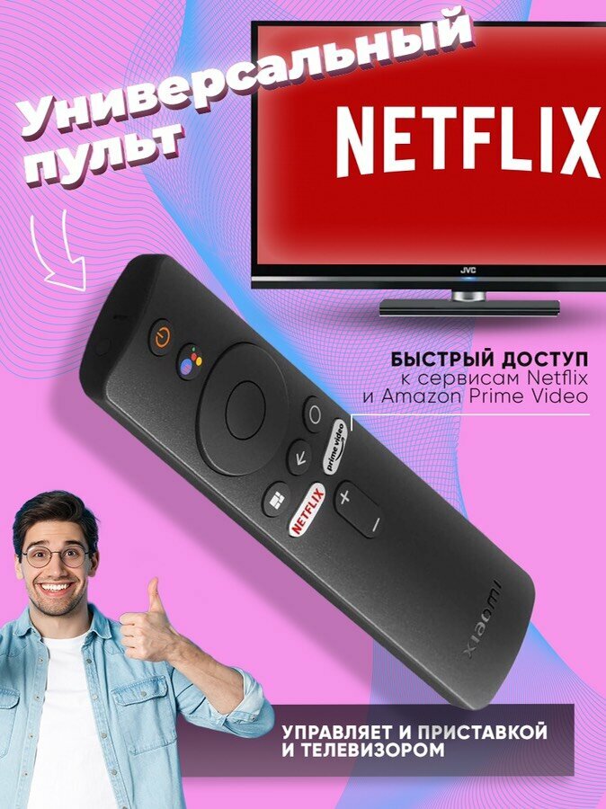 ТВ-адаптер Xiaomi Mi TV Stick 4K HDR, черный — фото 1