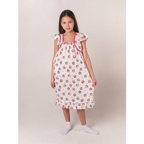 Сорочка Дети в цвете, размер 32-116, белый