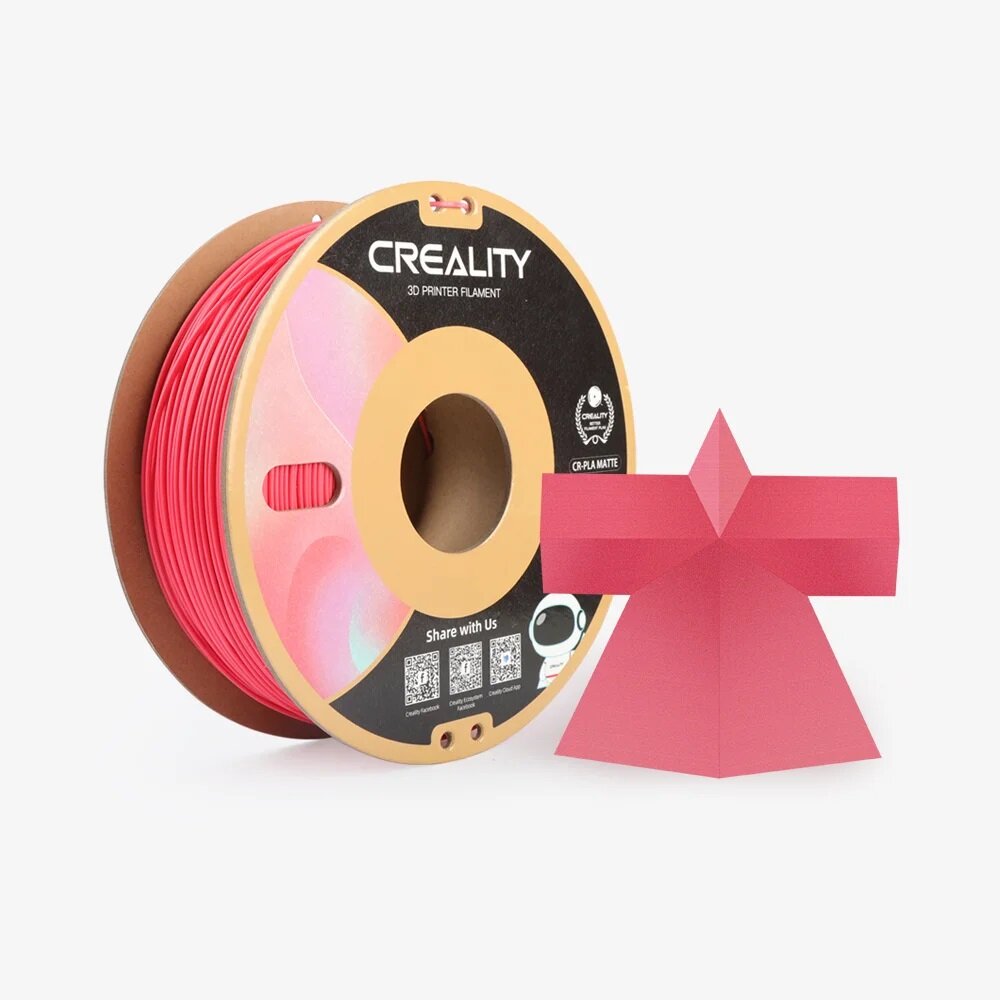 Филамент Creality CR-PLA Matte PLA 3D Printing 1.75мм. Красный (Strawberry red)1 кг.